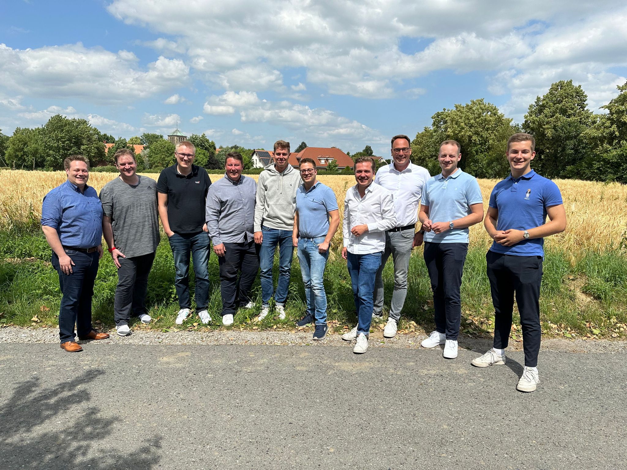 Vorstandsmitglieder der Jungen Union Beckum