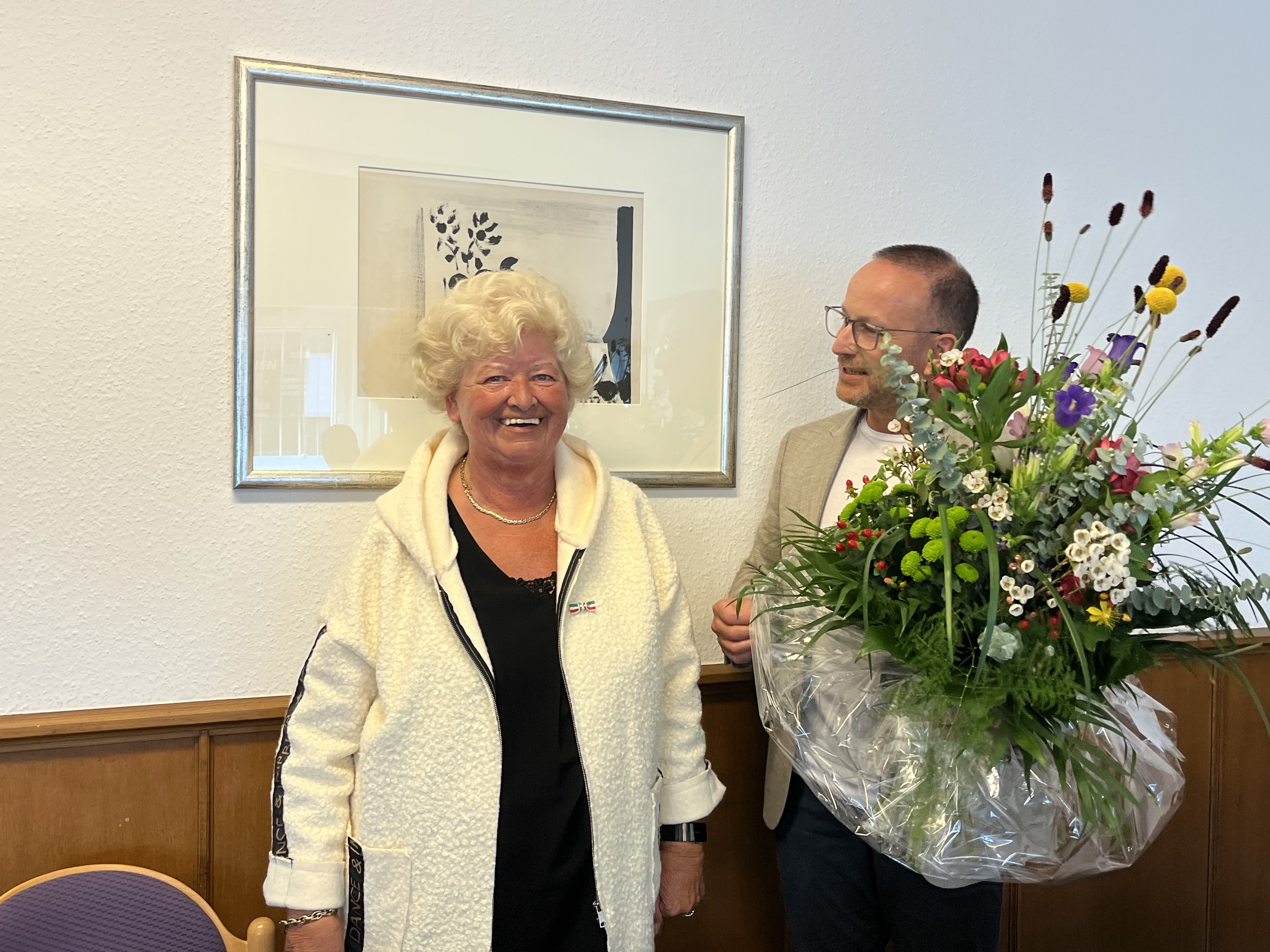 Resi Gerwing, neue Trgerin des Landesverdienstordens NRW